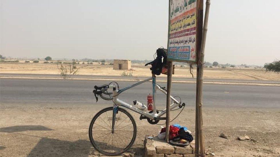 Dr Aled Meirion Jones's bike