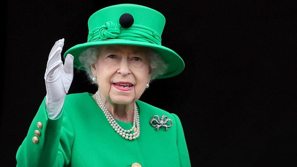 Image shows Queen Elizabeth II