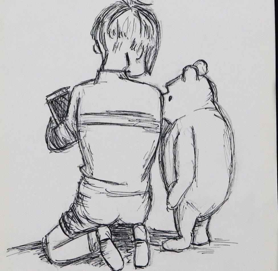 Pooh and Christopher Robin