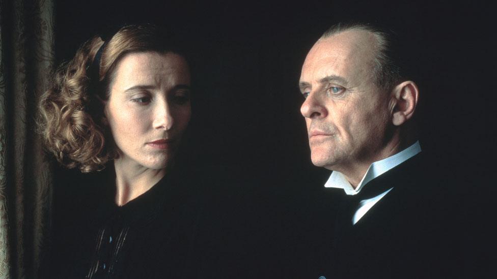 Emma Thompson and Anthony Hopkins in The Remains of the Day