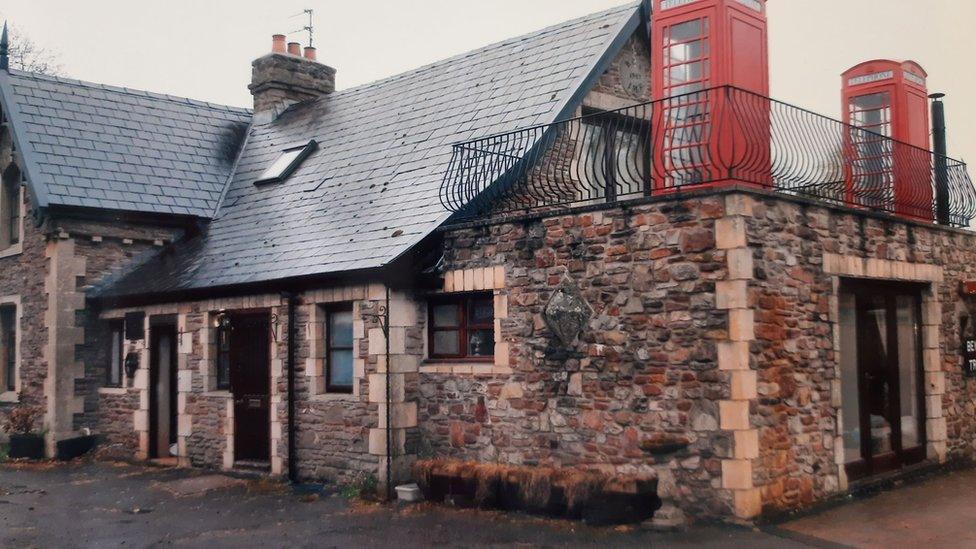 Barry Rubery's house in Iron Acton