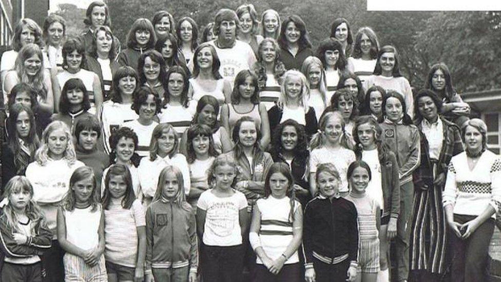 Swansea Harriers ladies 1974