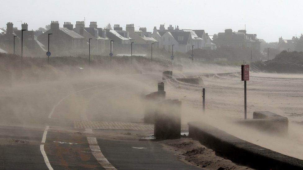 Troon beach