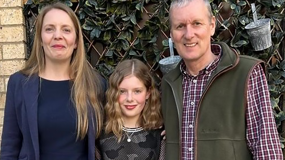 Colin and Anita Jamieson with their daughter