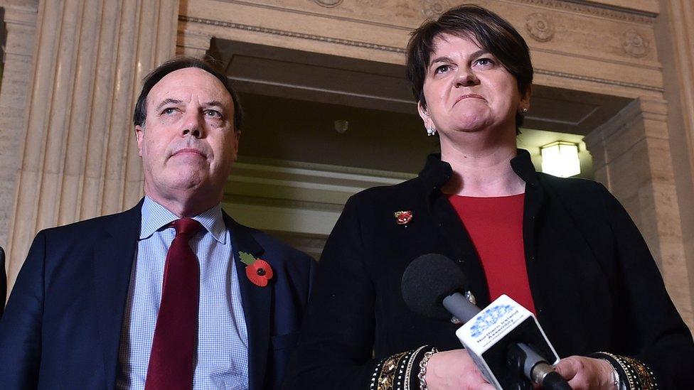 Nigel Dodds and Arlene Foster