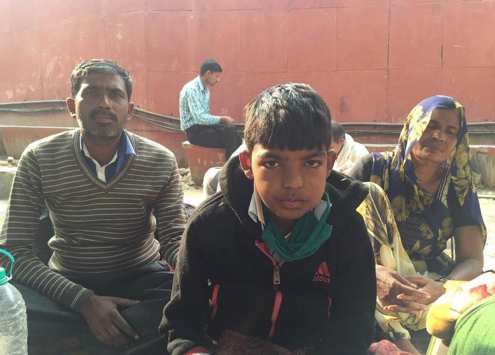 Mohit Kumar with his parents