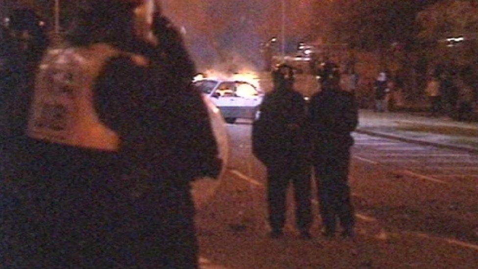 Riots in Marsh Farm, Luton