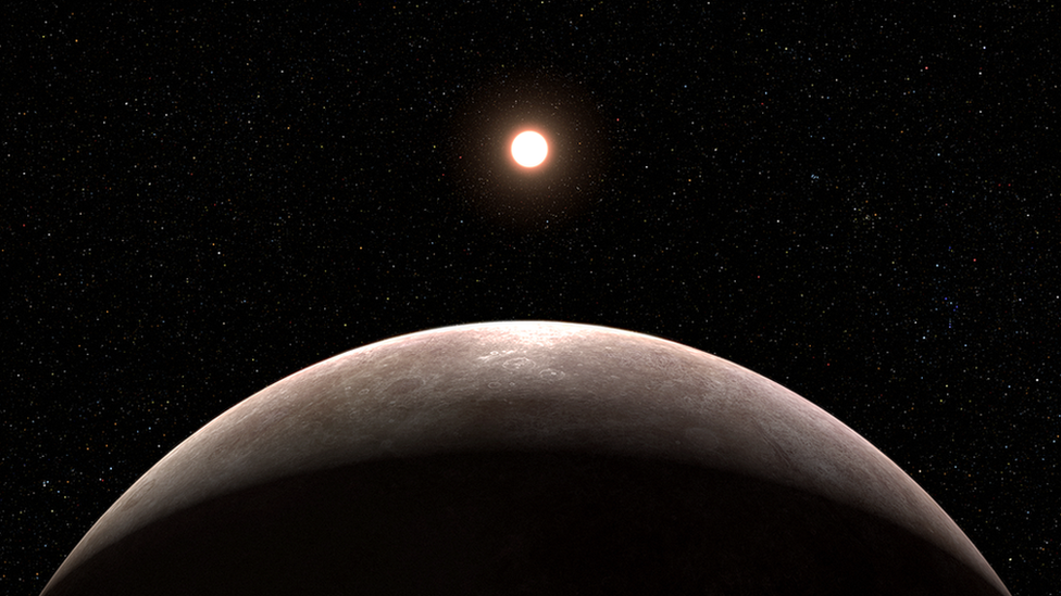 An artist's impression of exoplanet LHS 475 b