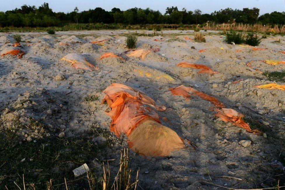 Hundreds of corpses have been found floating in the river or buried in the sand of its banks.