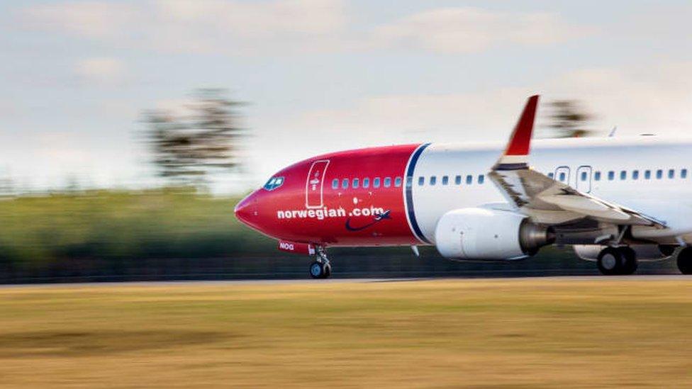 Norwegian plane