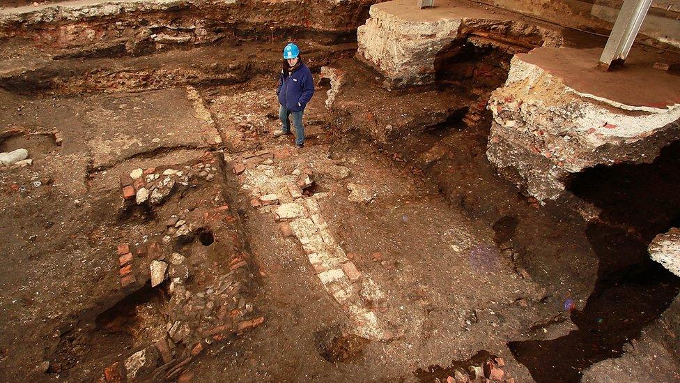 Theatre excavation