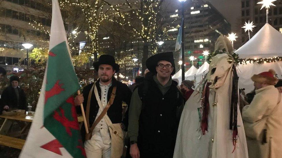 Mari Lwyd event in Philadelphia