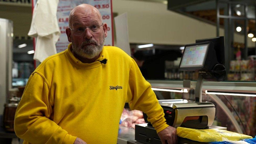 Gareth Jones, owner of family-run Singleton Jones delicatessen in Warrington Market