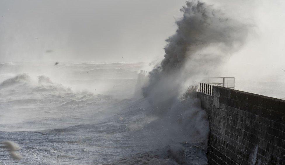 Storm Arwen battered coastal parts including Hartlepool