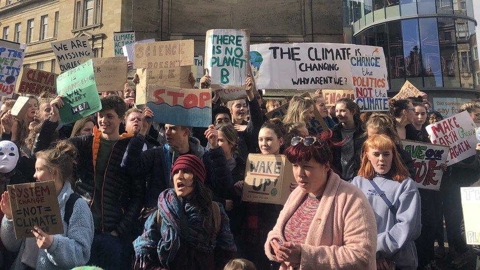 Newcastle protest