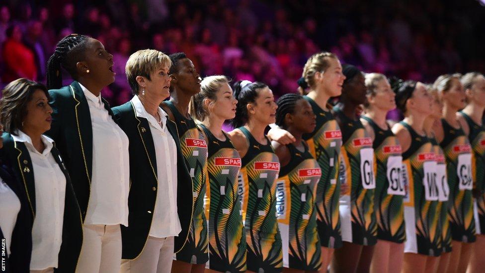 The South Africa netball team