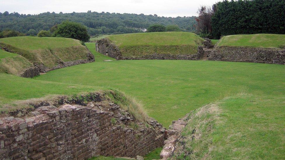 Caerleon Roman amphitheatre - copyright John Lamper