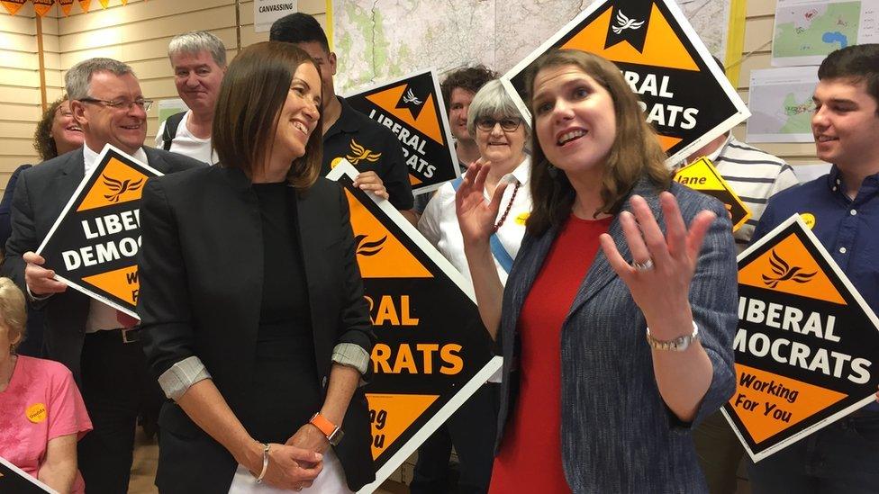 Jane Dodds and Jo Swinson