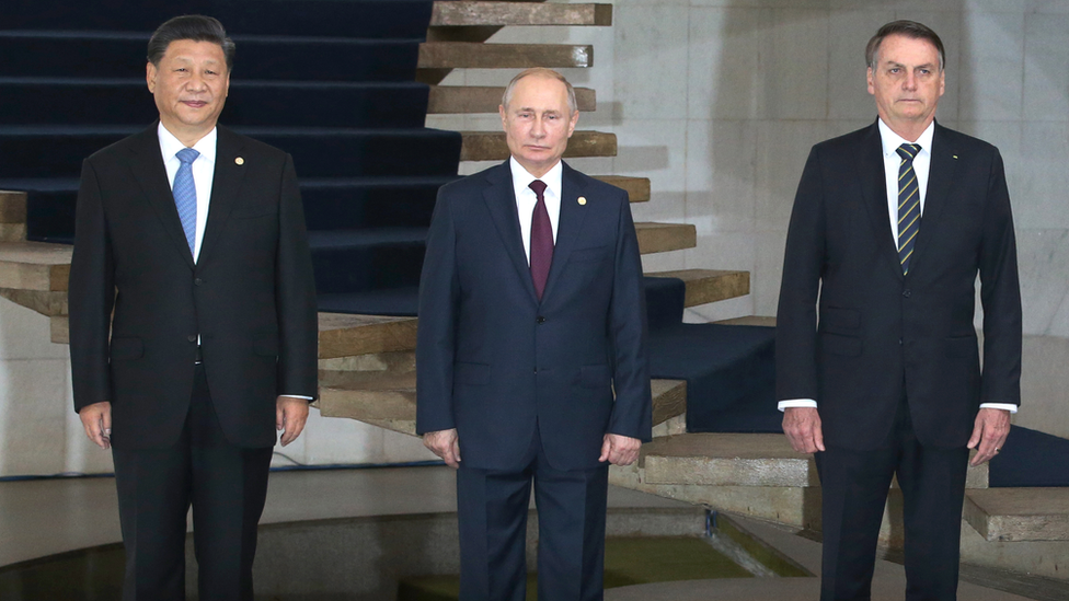 Chinese, Russian and Brazilian Presidents