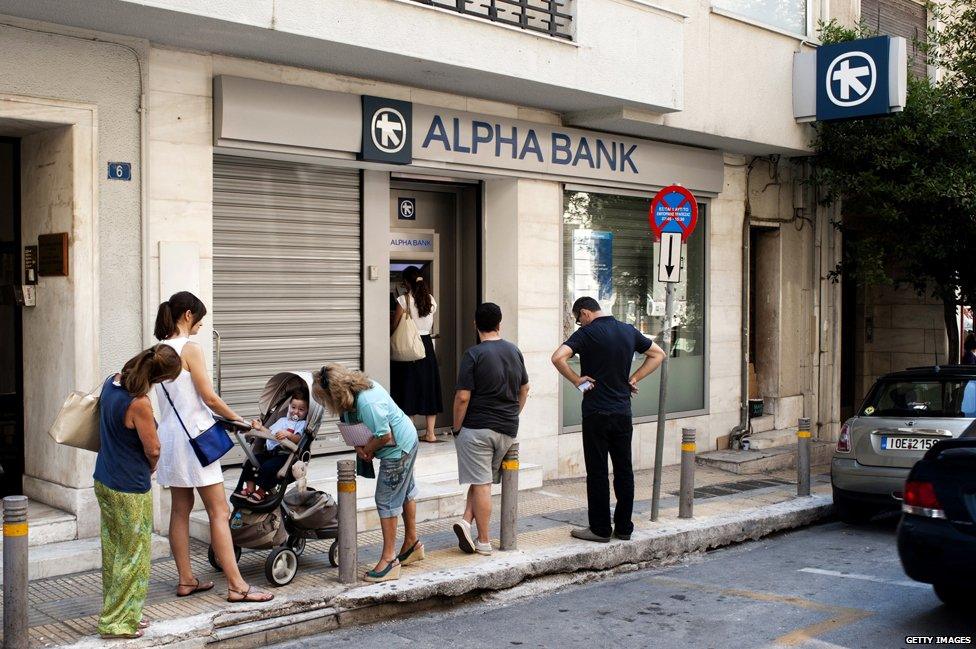 Bank in Greece