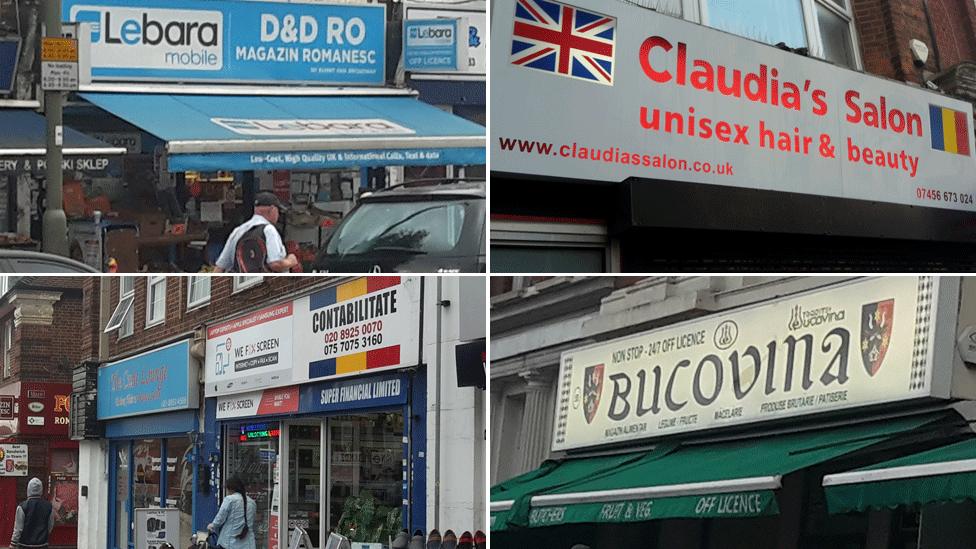 Romanian shops in London