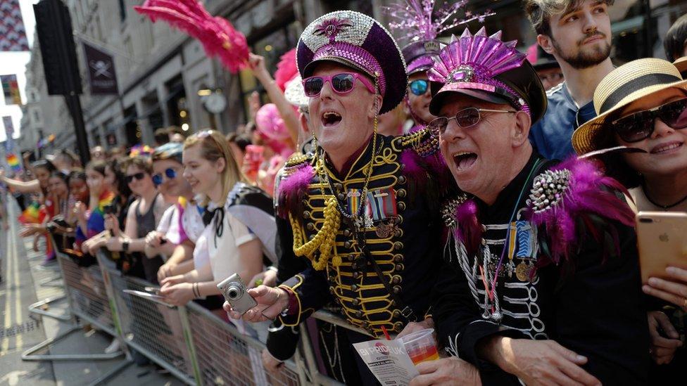 Pride in London spectators