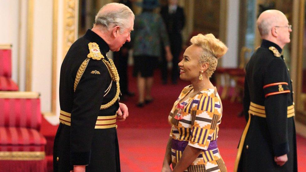 Prince Charles with Emeli Sande