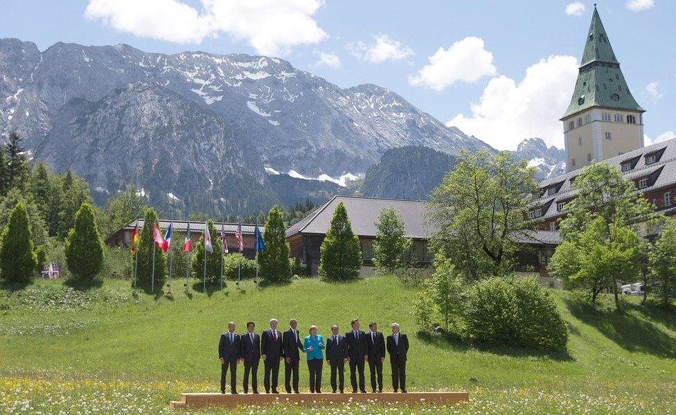 Schloss Elmau summit gathering, 7 Jun 2015