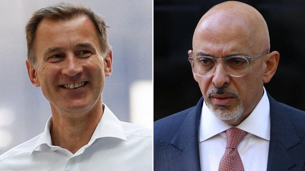 Jeremy Hunt and Nadhim Zahawi