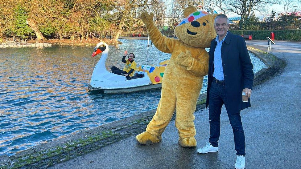 Pudsey with Tim Davie