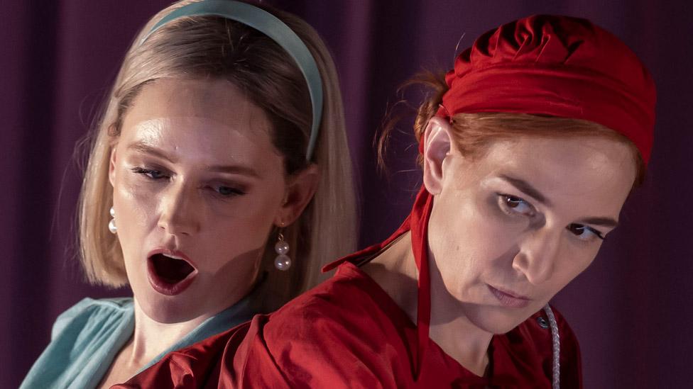 English National Opera's production of The Handmaid's Tale at London Coliseum on 6 April 2022