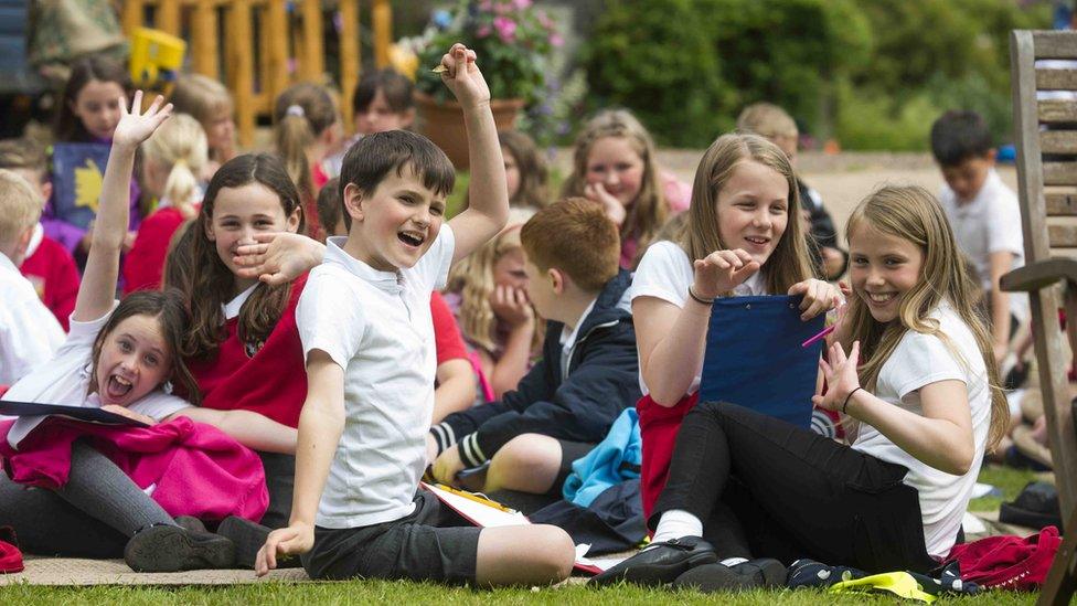 Kids at book festival