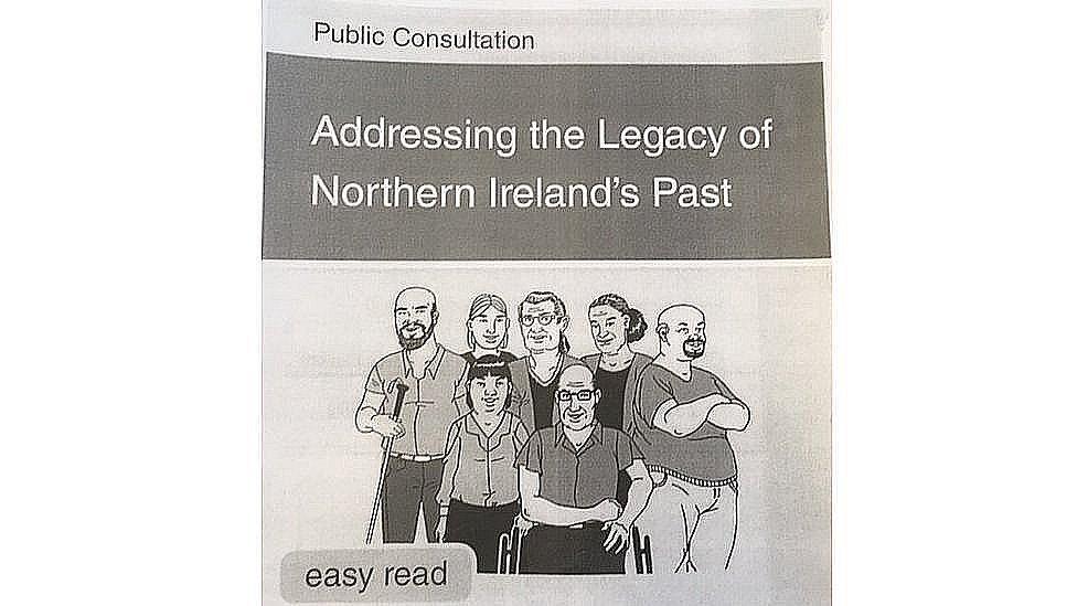 Picture of a document which is part of the government's public consultation process on legacy.