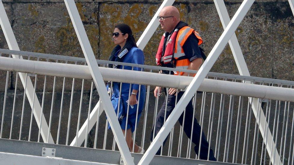 Priti Patel in Dover