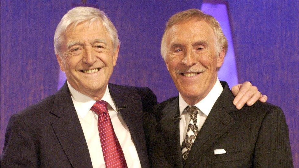 Sir Michael Parkinson and Sir Bruce Forsyth