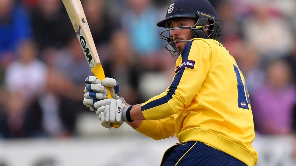 Hampshire captain James Vince