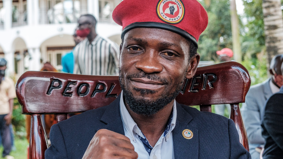 Ugandan opposition politician Bobi Wine