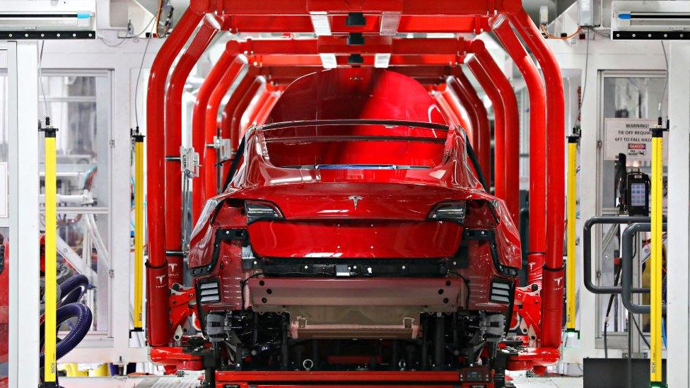 Tesla's Fremont factory in California