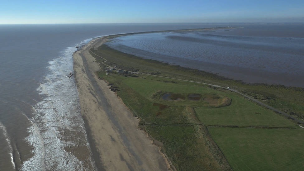 Looking towards Spurn Point