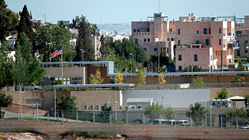 US consulate in Jerusalem 2018