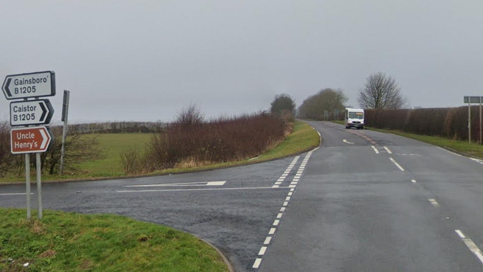 B1398 near Kirton in Lindsey