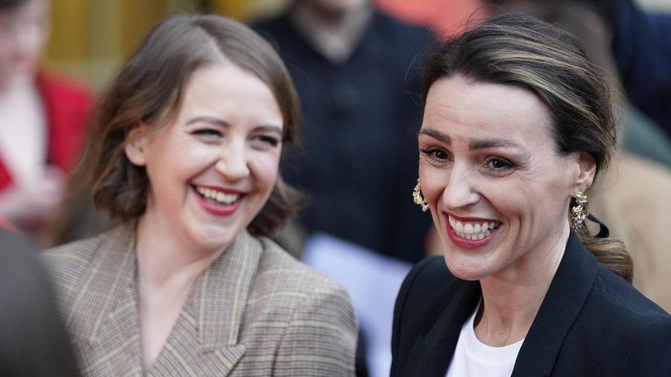 Gemma Whelan and Suranne Jones