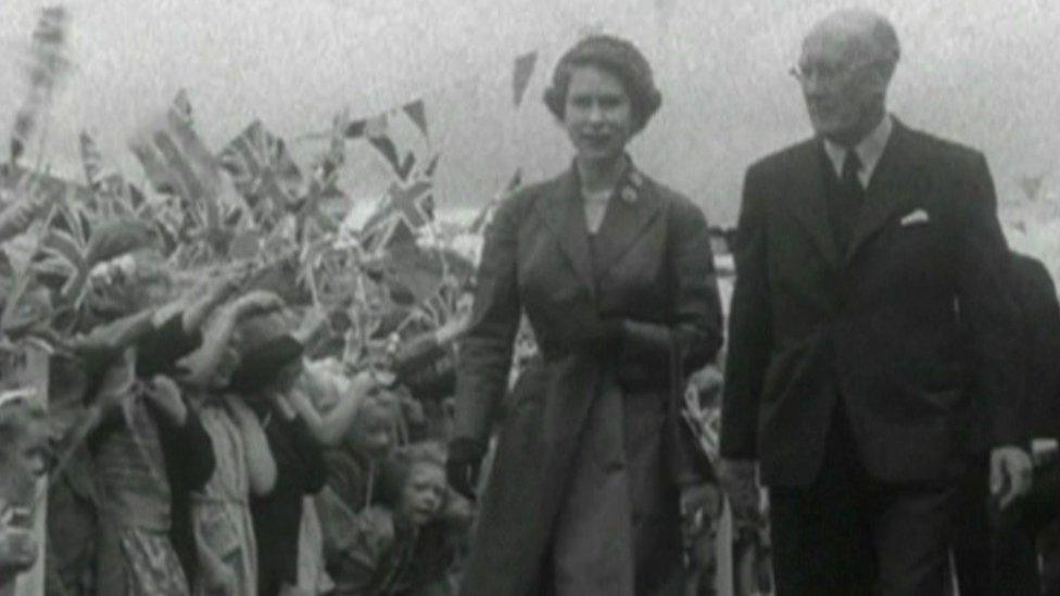 The Queen on a visit to Northern Ireland/