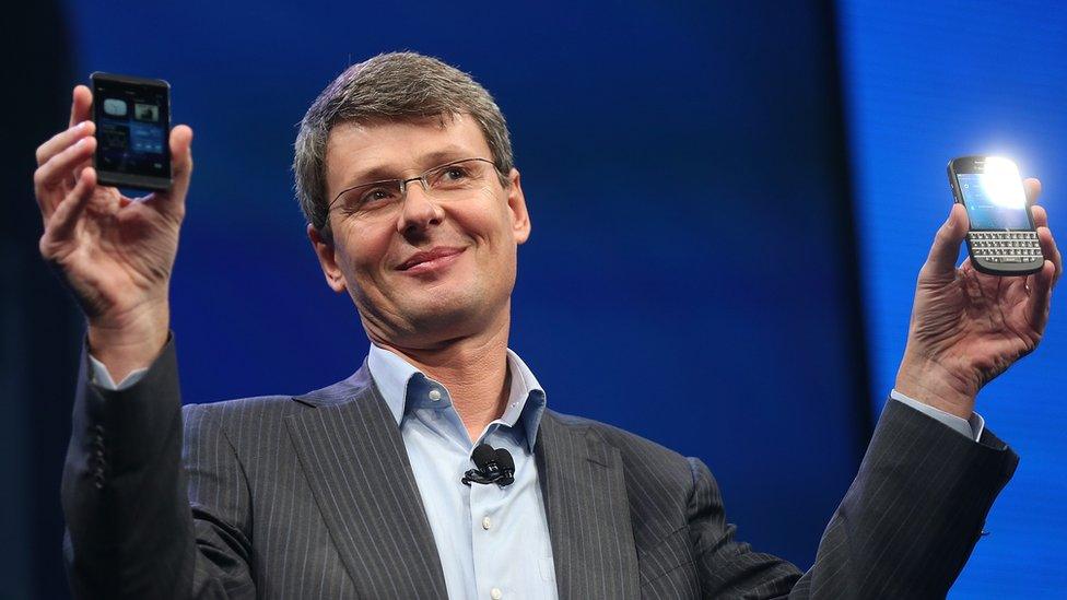 Former Blackberry chief executive Thorsten Heins