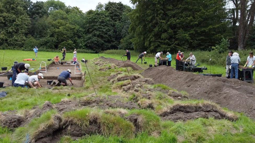 Excavation at Caistor St Edmunds, August 2023