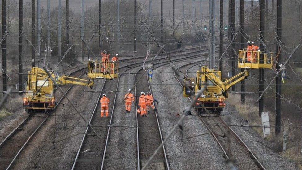 Engineers worked to repair damage