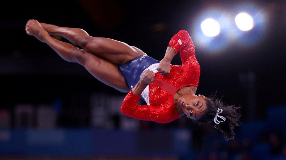 Simone Biles in Tokyo 2020