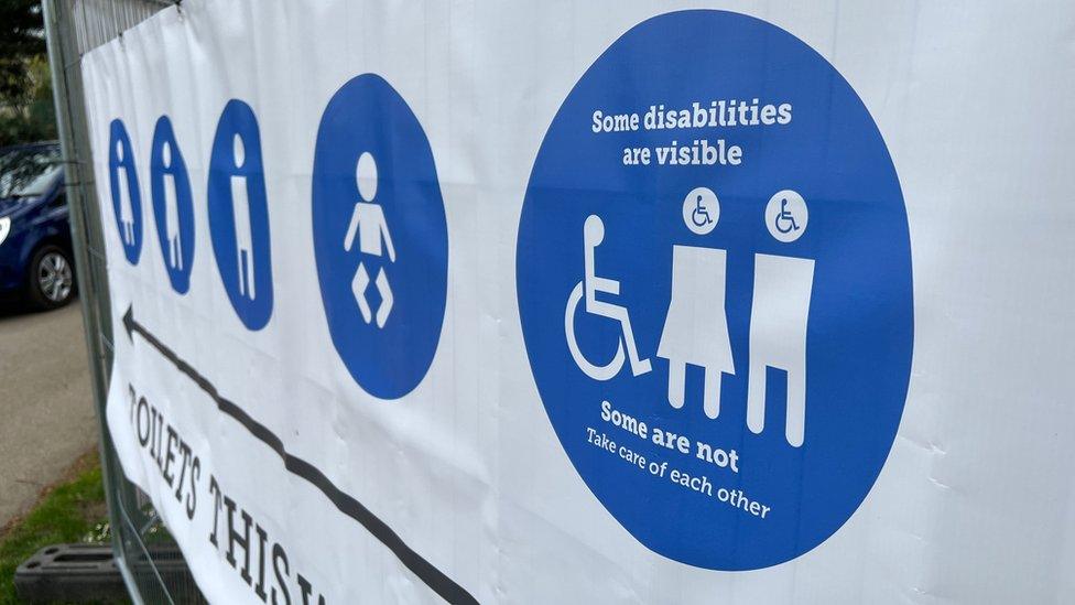 New disabled signs