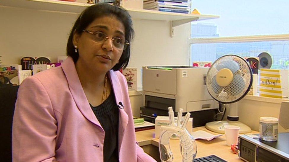 Lead cardiac surgeon, Indu Deglurkar