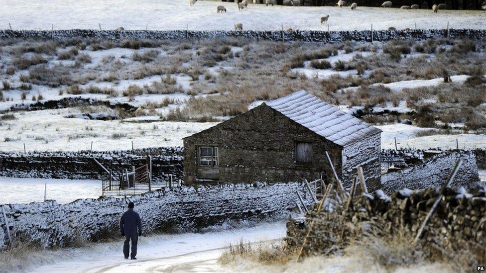 Snow in the Yorkshire dales